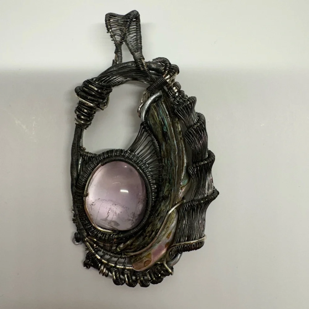 Wire Wrapped Pendant | Handmade - Picture 1 of 10